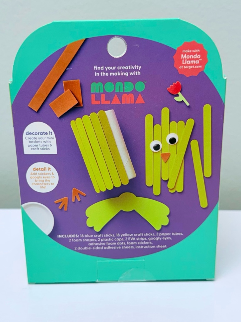 New! 2ct Easter Basket Craft Stick Activity Kit
- Mondo Llama™ - Picture 6 of 6